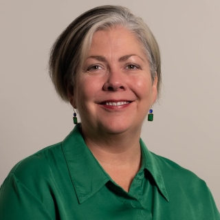 A headshot of Louise McKinlay